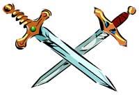 dream image of sword, a chivalrous and courageous dream